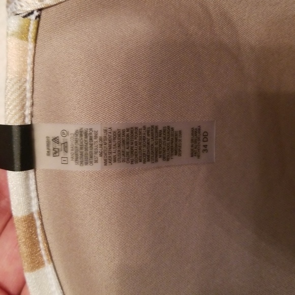 StripedVictoria secret bikini 34DD/MEDIUM bottoms - Picture 2 of 4